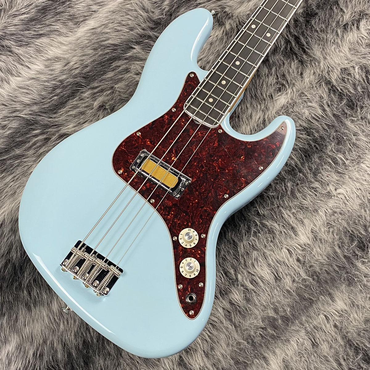 Gold Foil Jazz Bass Ebony Fingerboard Sonic Blue Fender