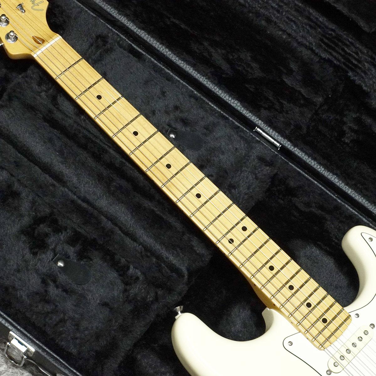 American Standard Stratocaster MN Olympic White【2014年製】 Fender