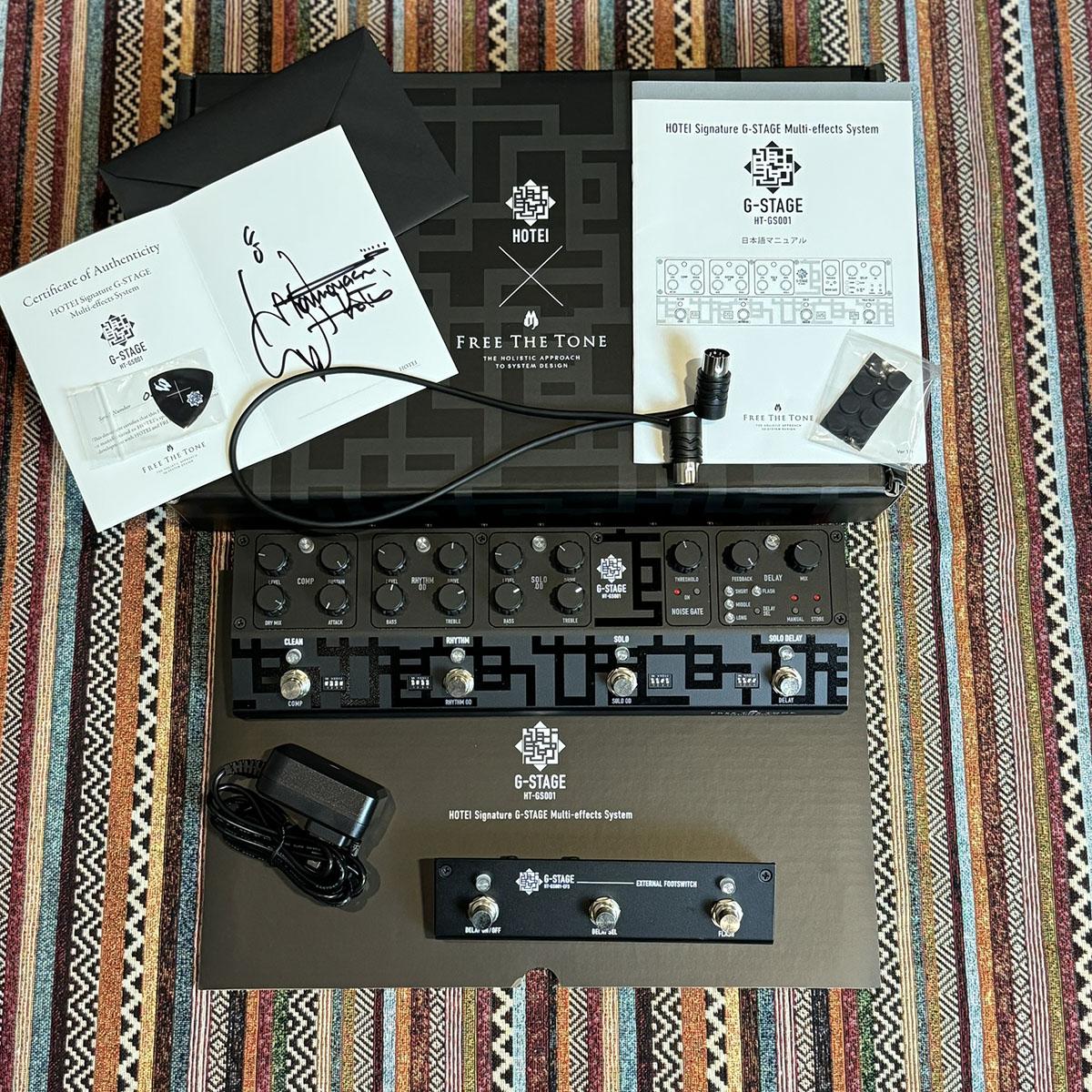 HOTEI Signature G-STAGE Multi-effects System Free The Tone ギター