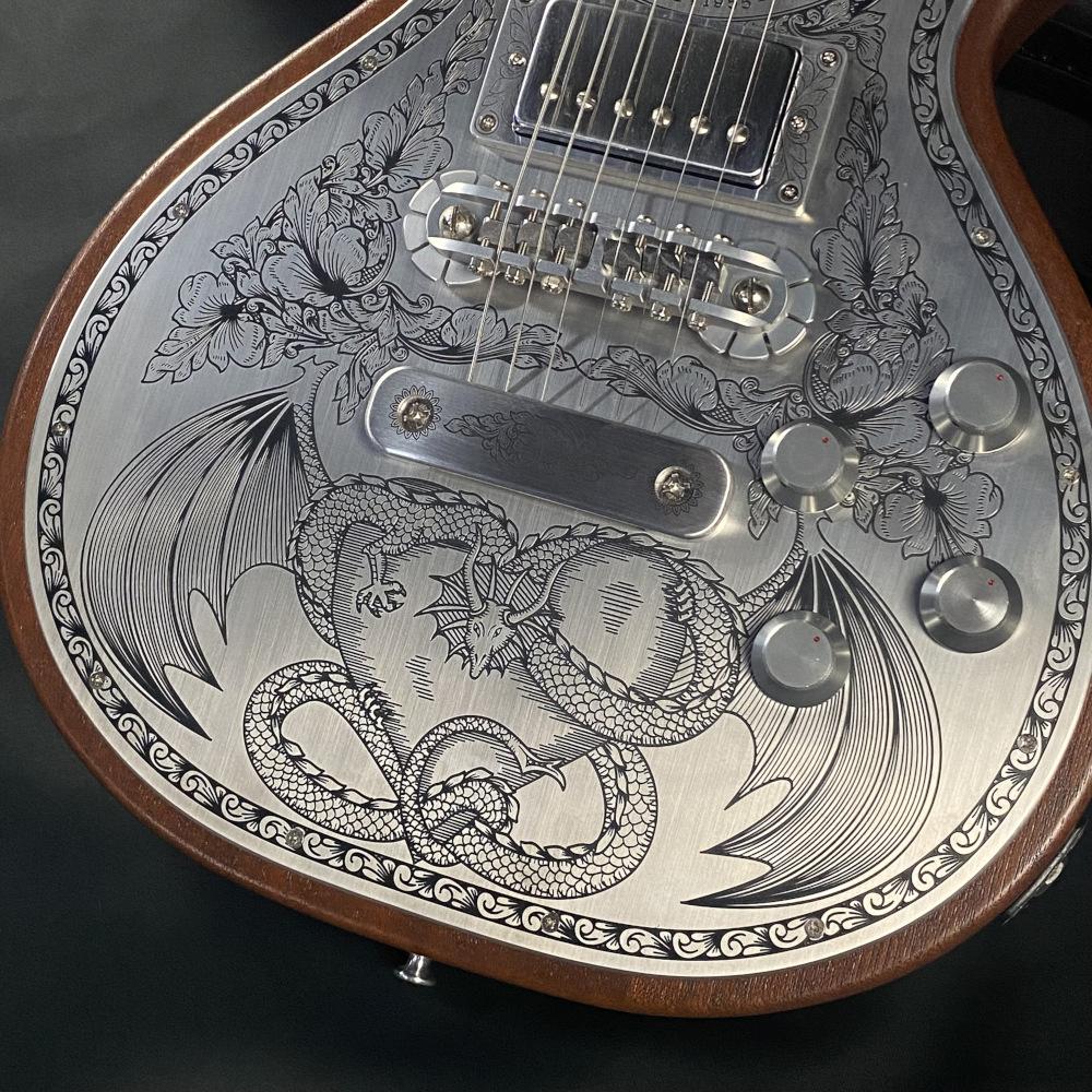 ZEMAITIS A24MF DRAGON & HEART美品！ A24MF DRAGON & HEART Natural ZEMAITIS エレクトリックギター レス