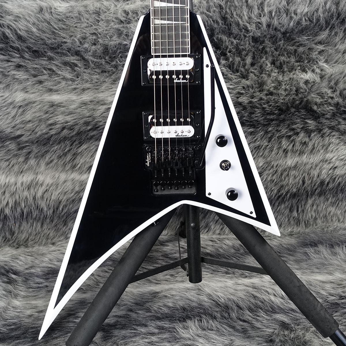 JS Series Rhoads JS32 Black with White Bevels Jackson