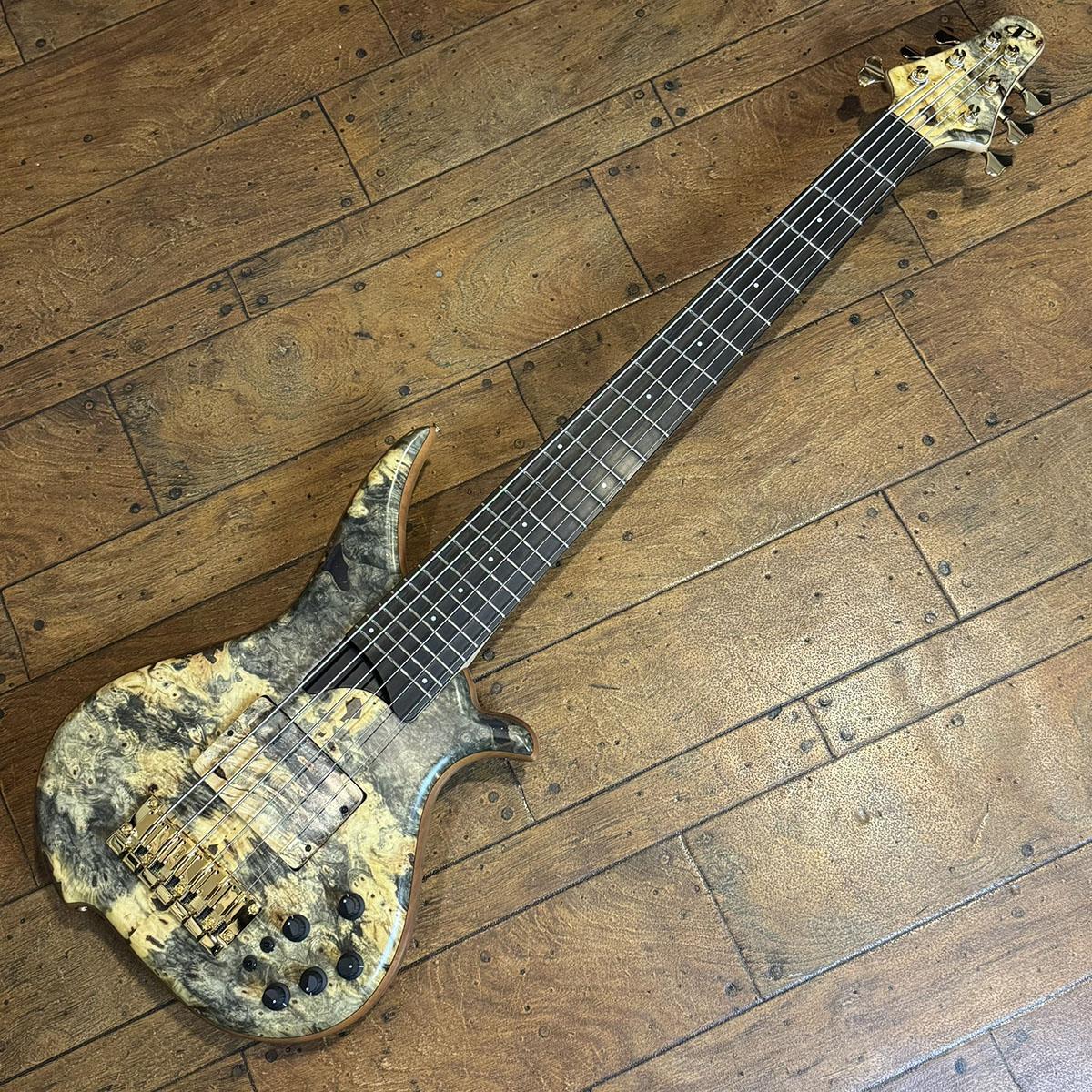 TWB-6 EX HYB-III Buckeye Burl Top Custom Pickups TUNE