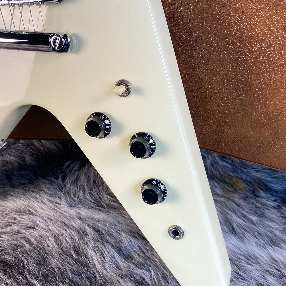 80s Flying V Classic White Gibson エレクトリックギター Vタイプ