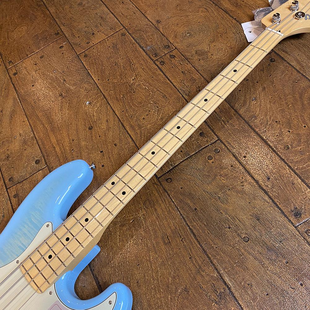 2024 Collection Made in Japan Hybrid II Jazz Bass Flame Celeste