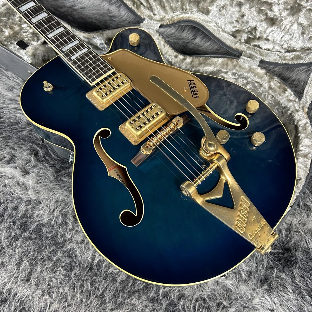 Gretsch 6120 W 1994年 日本製 フルアコ　ギター　ロカビリー　ビンテージ 6120BS Blue Shaded burst 1993年 Gretsch エレクトリックギター