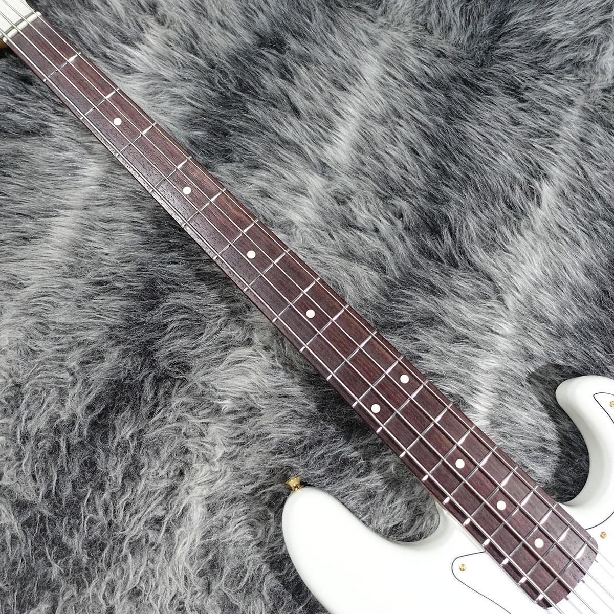 60年代フェンダージャズベ、プレベ用ホワイトトーレックスケース　Fender Fender Made in Japan Heritage 60s Jazz Bass /Olympic White【現物