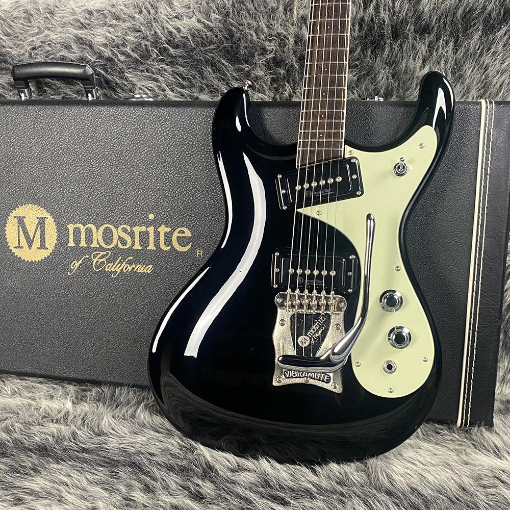 Mosrite モズライト エレキギター Excellent 65 ブラック 国産 動作品 純正 ハードケース ベンチャーズ スコア おまけ Mosrite Japan 国産黒雲製 Excellent 65 USED 良好 やや傷多い為格安