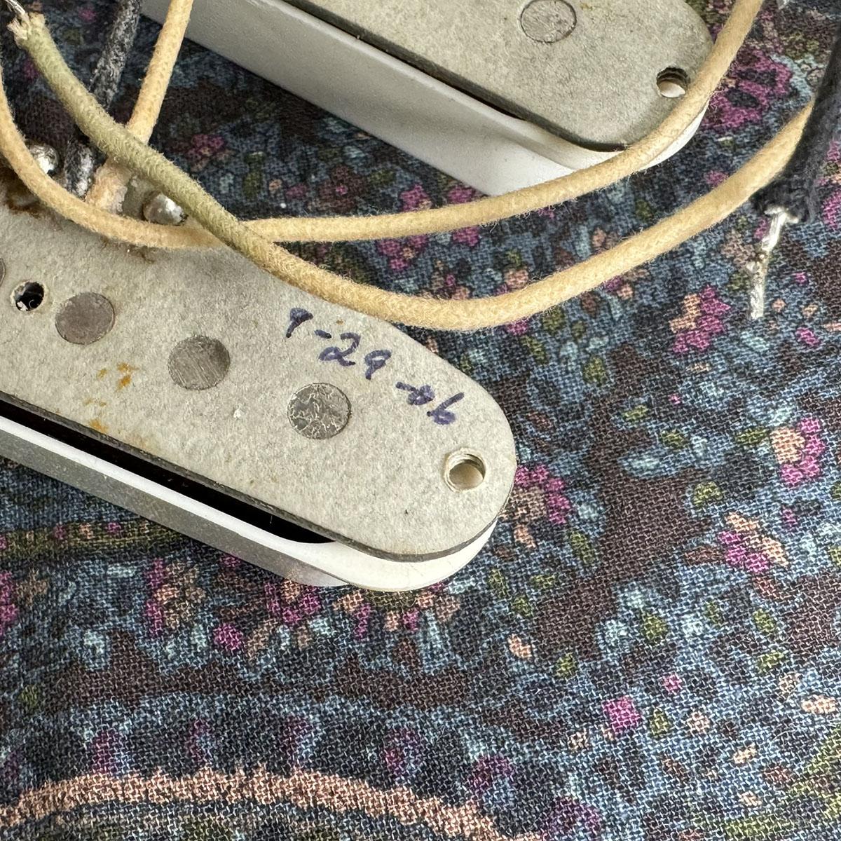 69 Stratocaster Pickup Set ”AY” Signed Abigail Ybarra Fender