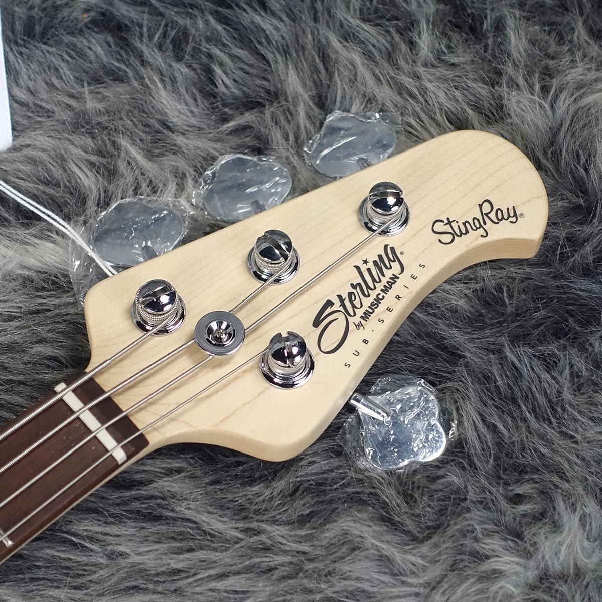 Sub Stingray Ray4 Trans Black Satin Sterling by MUSIC MAN