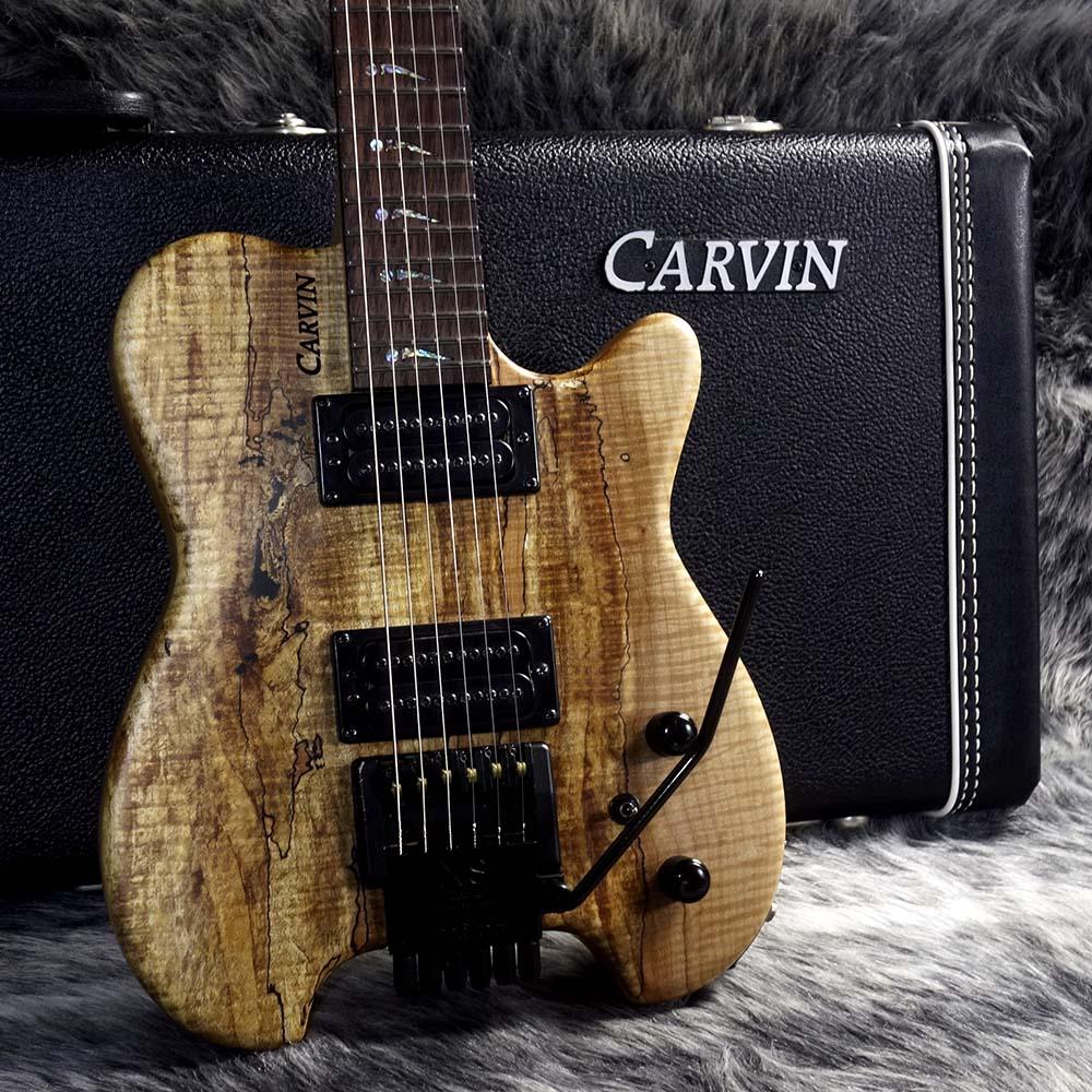 HH2X Allan Holdsworth Signature Spalted Maple Top Carvin