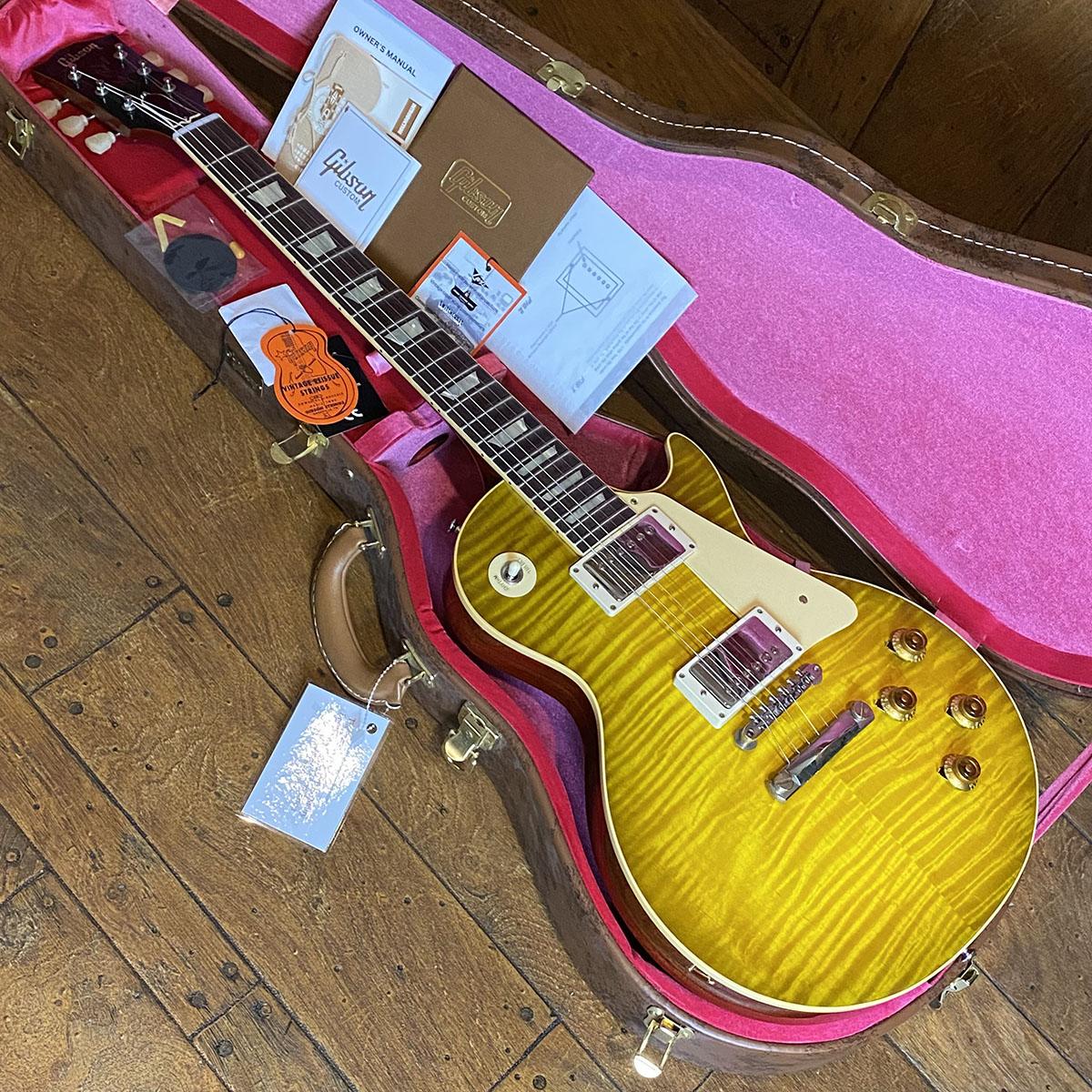 1959 Les Paul Standard Reissue Green Lemon Fade VOS Gibson Custom