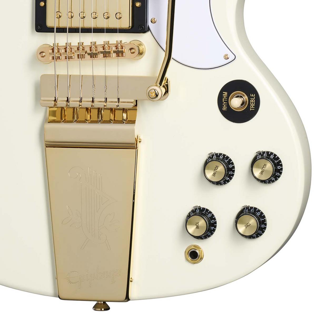 1963 Les Paul SG Custom with Maestro Vibrola Classic White