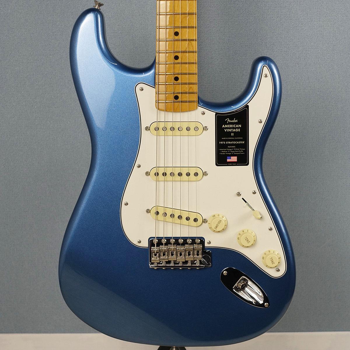 ストラトキャスター タイプ　エレキギター American Vintage II 1973 Stratocaster MN Lake Placid Blue Fender