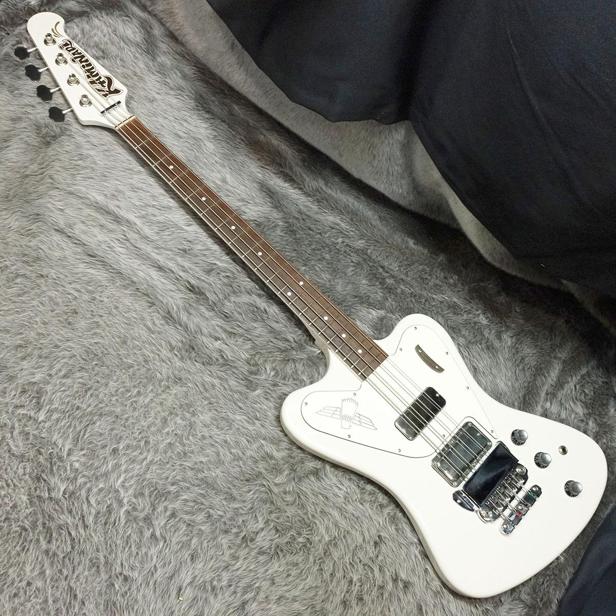 K-YB2 White KAMINARI Guitars エレクトリック・ベース 変形タイプ
