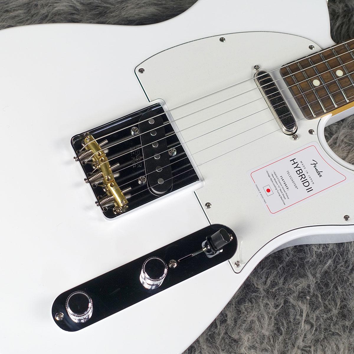 Made in Japan Hybrid II Telecaster Arctic White Fender