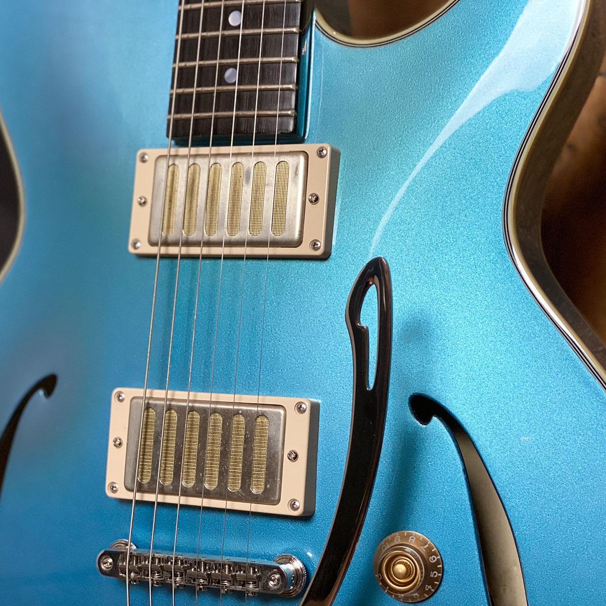 Romeo LA Celestine Blue Eastman エレクトリックギター フルアコ 商品