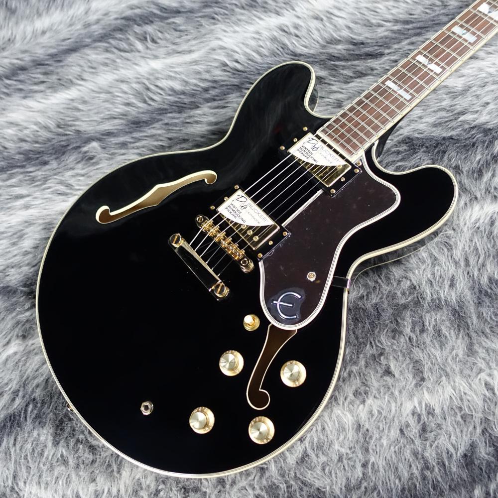 りささま専用Epiphone Sheraton II PRO ブラック Epiphone Sheraton II Pro, Ebony - Nearly New at Gear4music