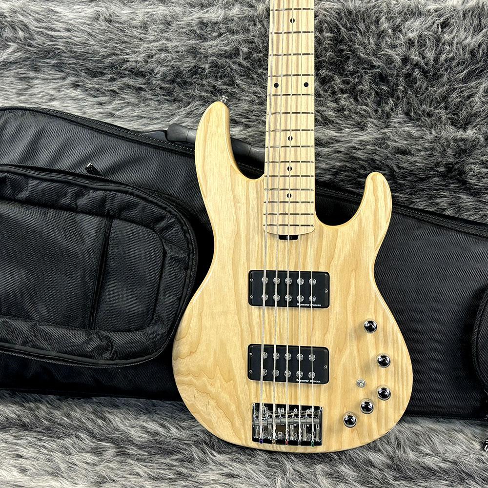 ESP AP-SL5 5弦ベース ESP純正ソフトケース付き AP-SL5/M Stain Natural ESP エレクトリック・ベース MMタイプ 商品