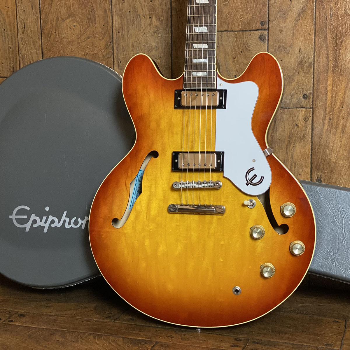 Limited Edition Elitist 1966 Custom Riviera Honey Burst Epiphone