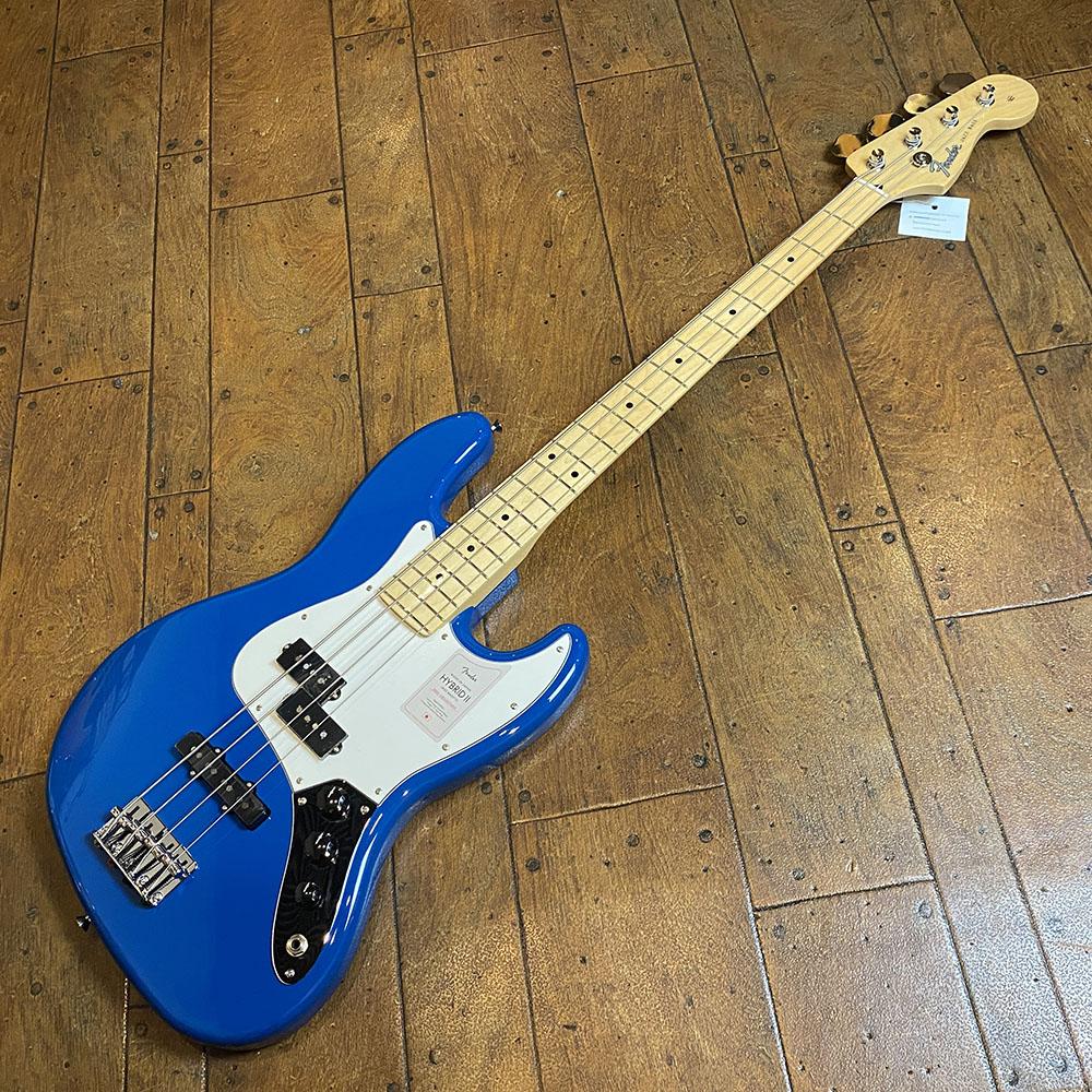 2024 Collection Made in Japan Hybrid II Jazz Bass PJ Forest Blue