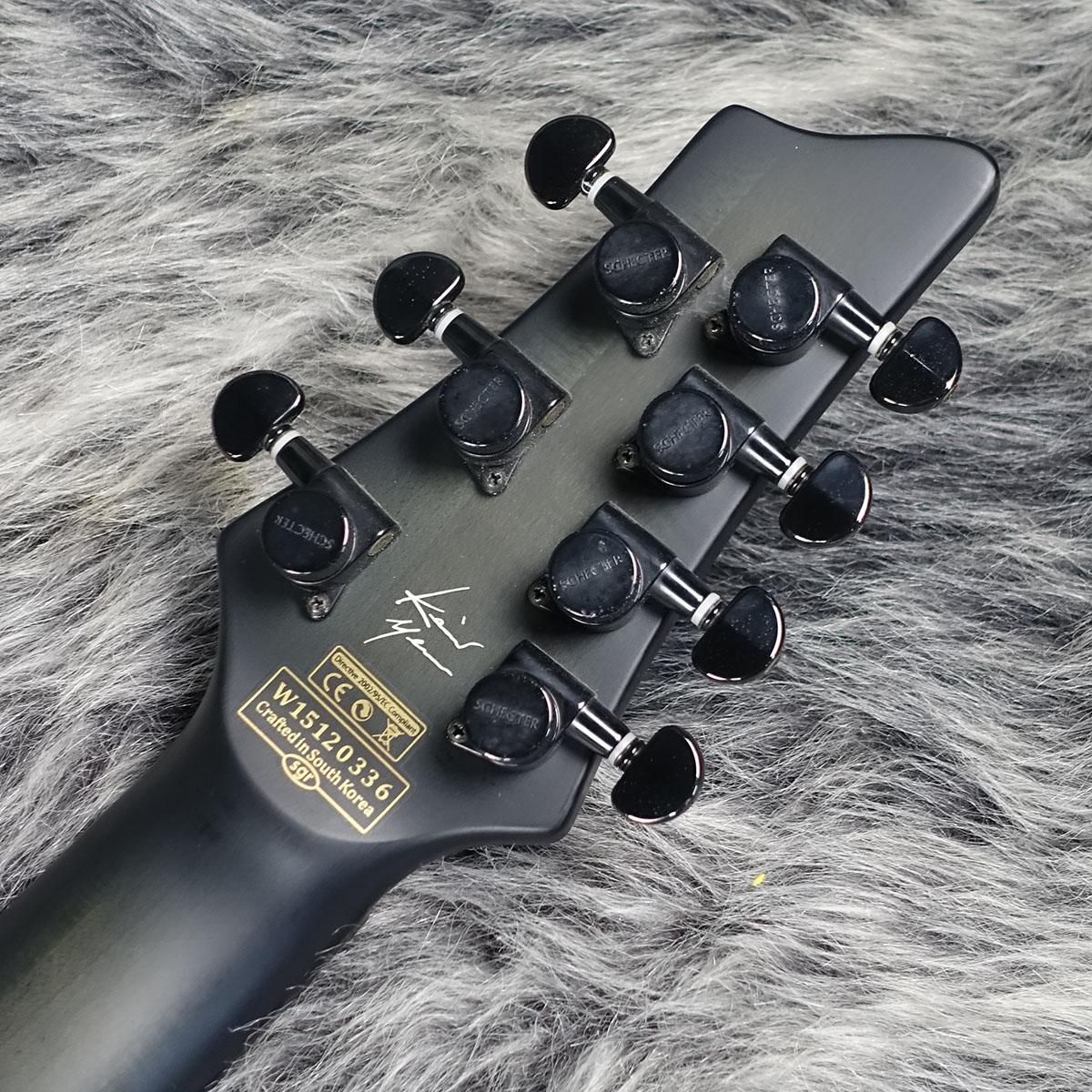 KM-7 Trans Black Satin SCHECTER エレクトリックギター ストラト