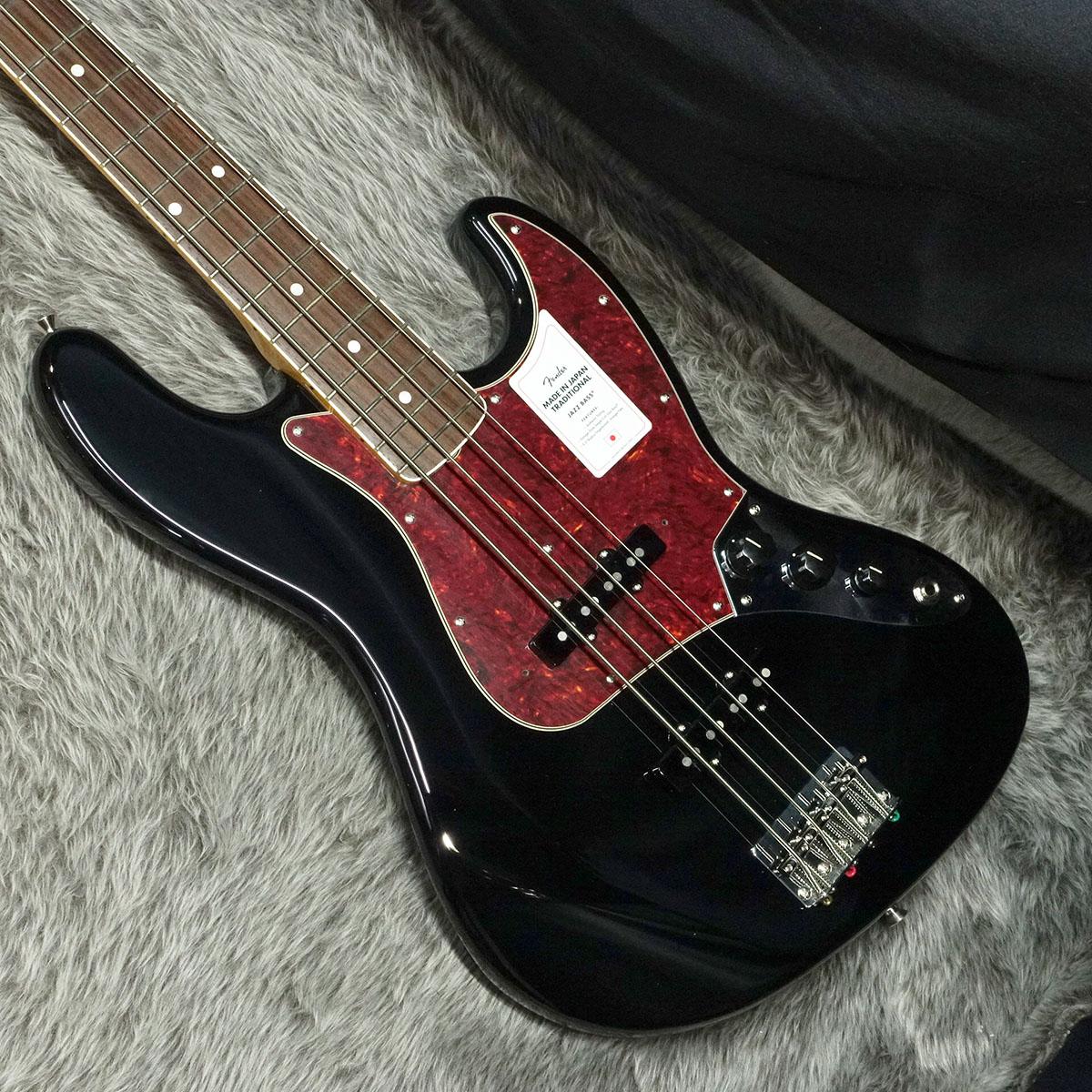 FSR Made in Japan Traditional II 60s Jazz Bass RW Black Matching