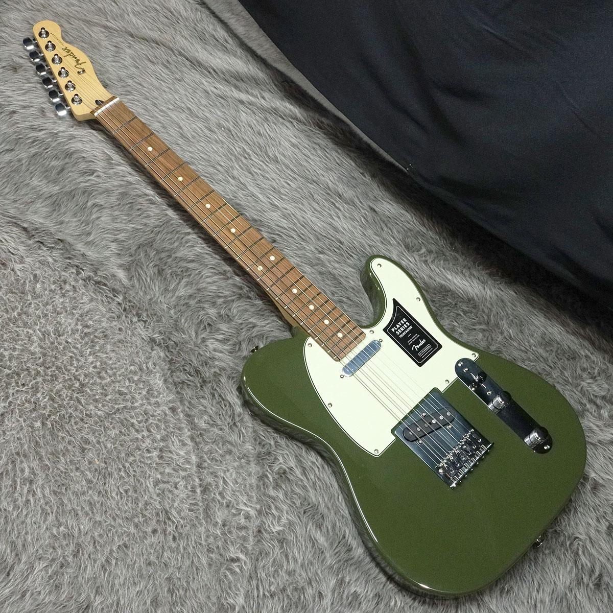 Limited Edition Player Telecaster PF Olive Fender エレクトリック