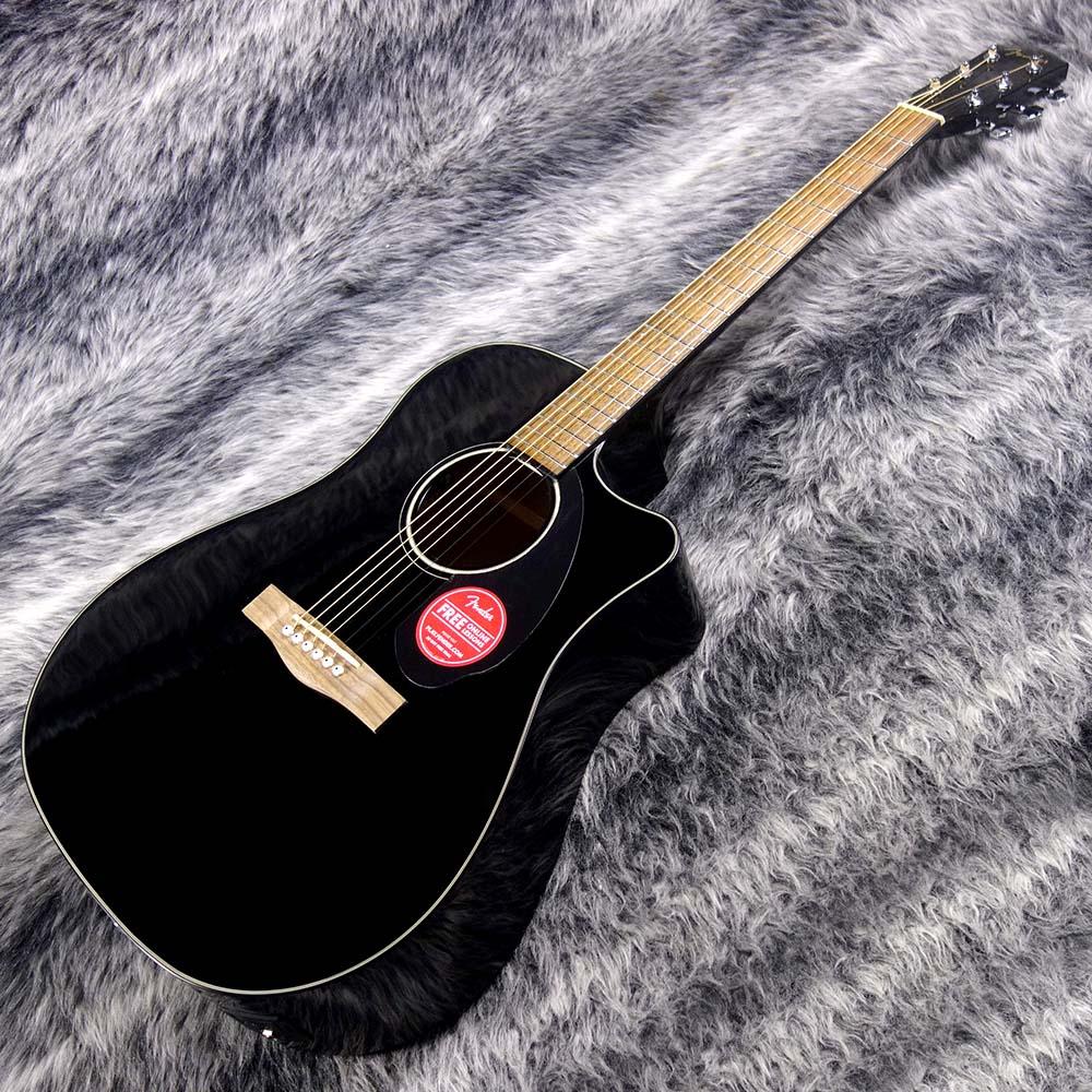 CD-60SCE Black Fender エレクトリック・アコースティックギター