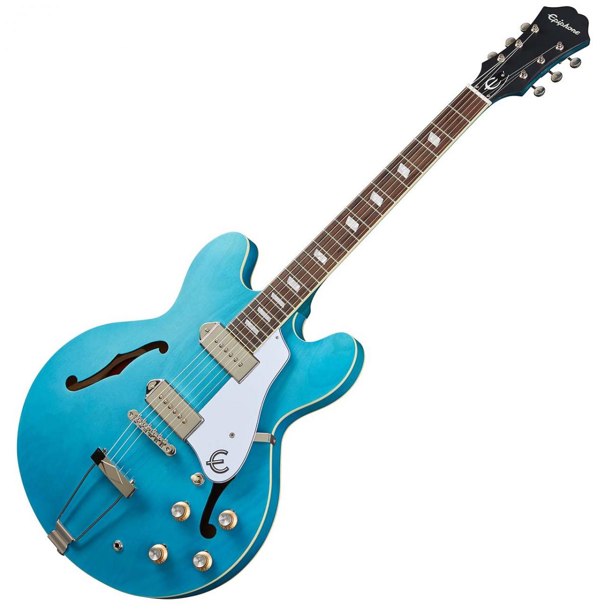 Casino Worn Blue Denim Epiphone エレクトリックギター ES-335タイプ