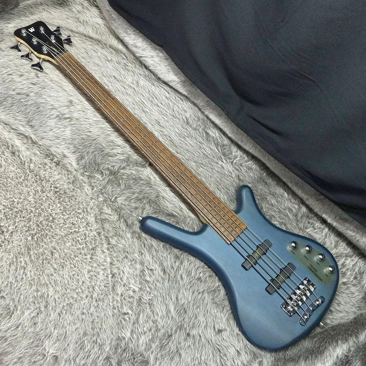 r1089r124 西ドイツヴィンテージ ブルーグレーズ ジャグベース Rock Bass Corvette Basic 5 Ocean Blue Transparent Satin