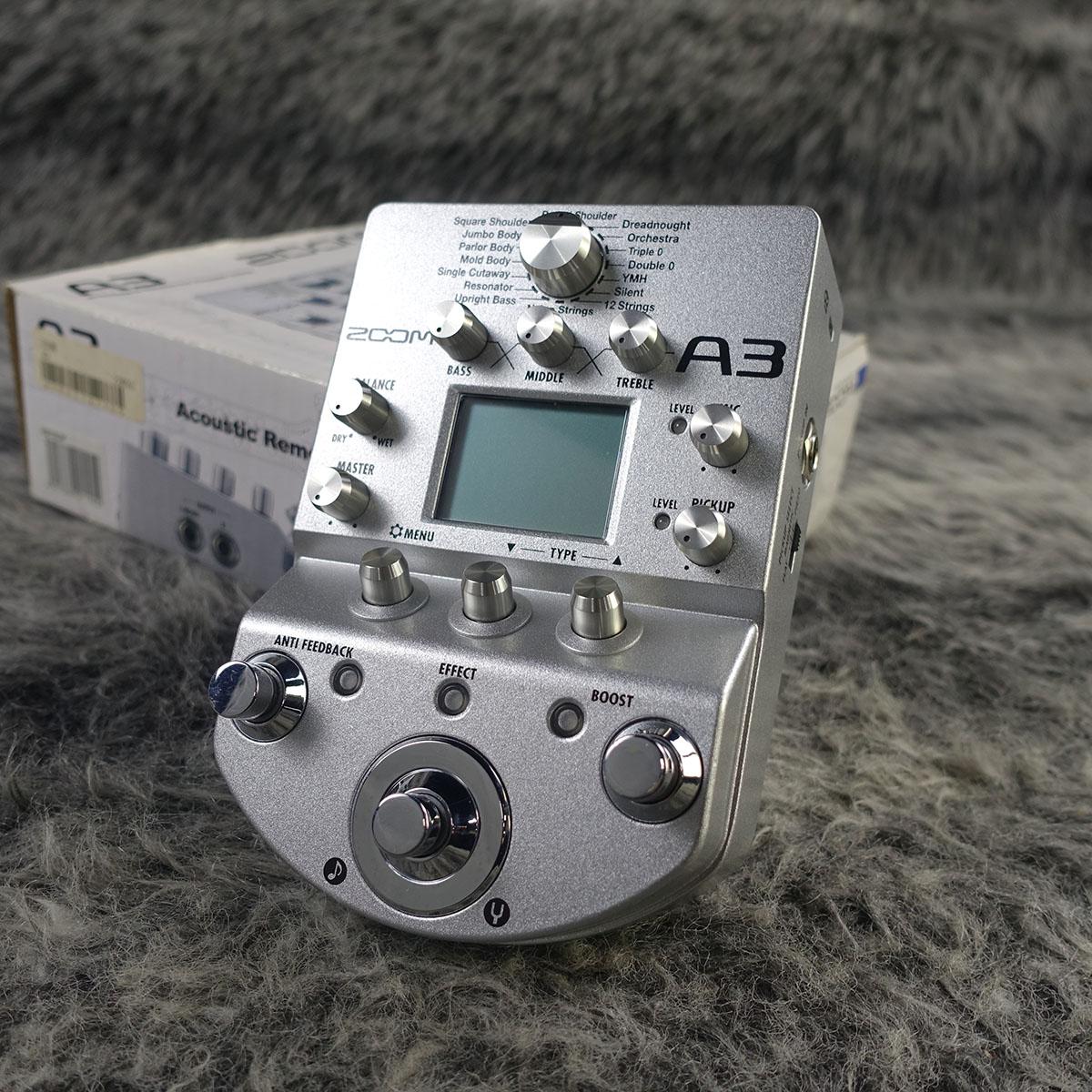 A3 / Acoustic Preamp ZOOM アコースティック・ギター用エフェクター