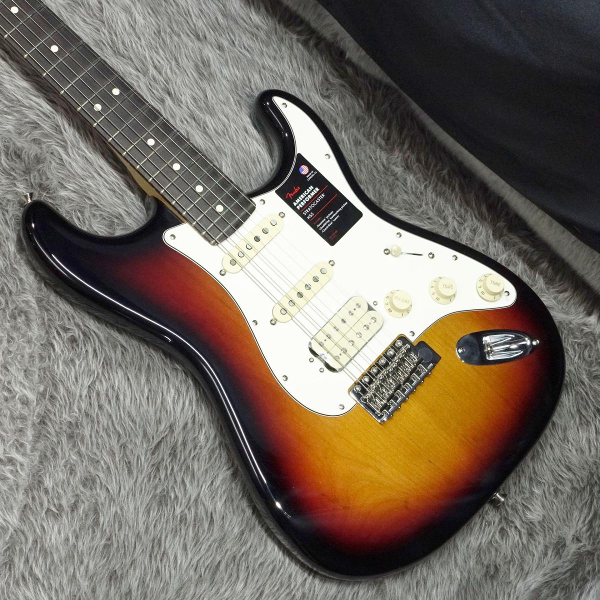 American Performer Stratocaster HSS RW 3-Color Sunburst Fender