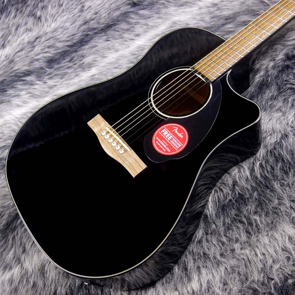 CD-60SCE Black Fender エレクトリック・アコースティックギター