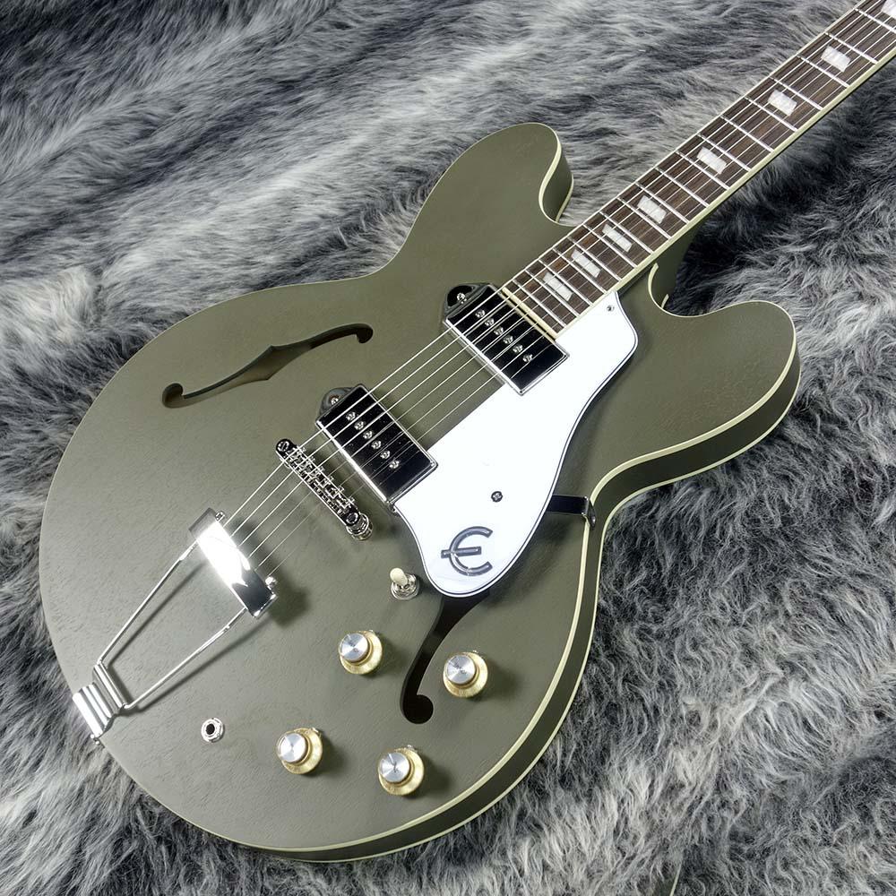 Casino Worn / Worn Olive Drab Epiphone エレクトリックギター