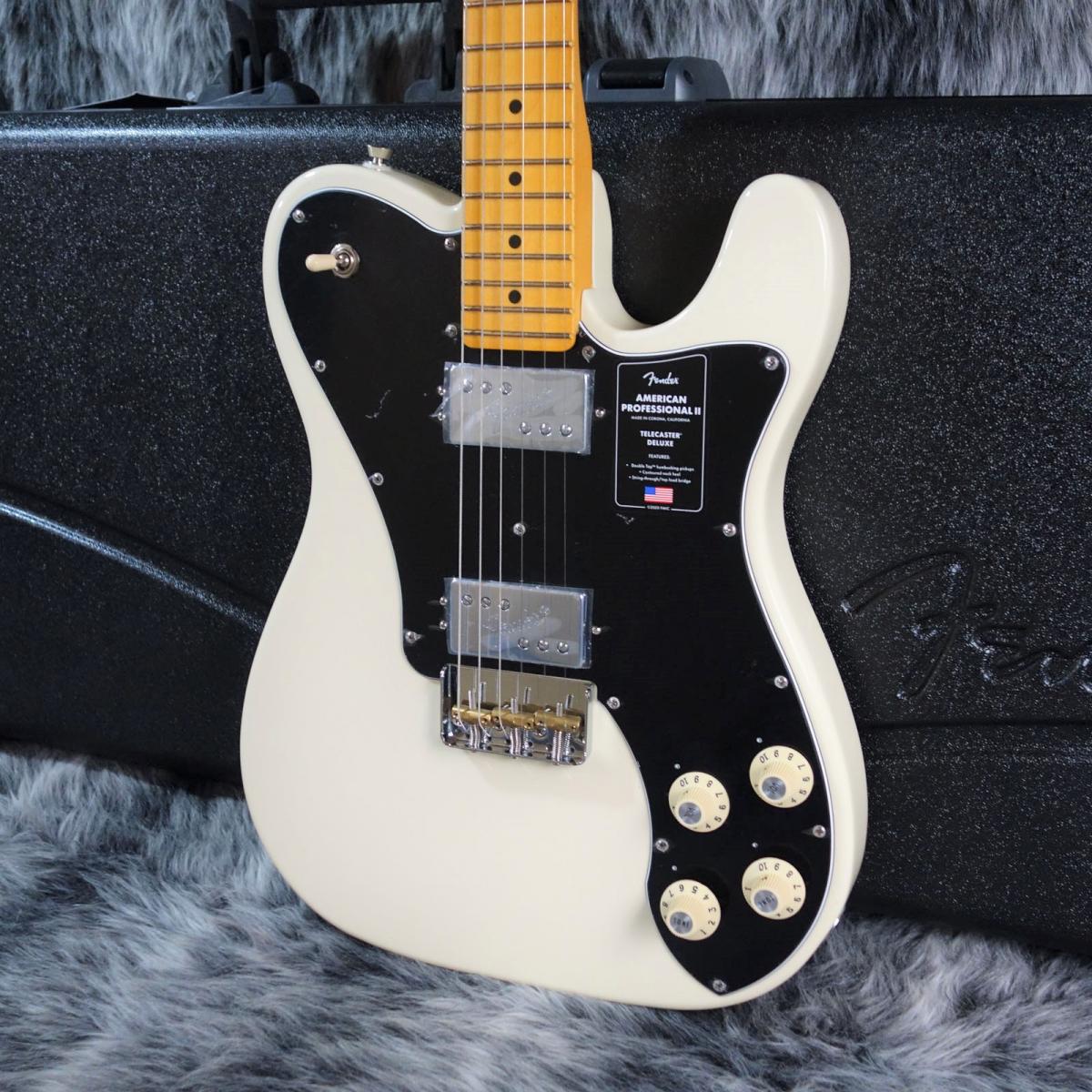 American Professional II Telecaster Deluxe Olympic White【展示品