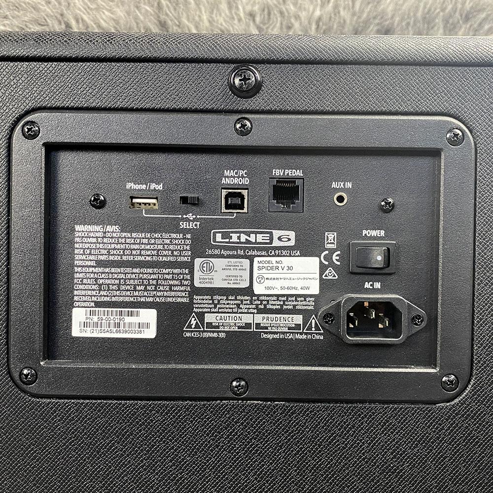 SPIDER V30 Line6 ギター用アンプ/アンプシミュレーター ギターアンプ