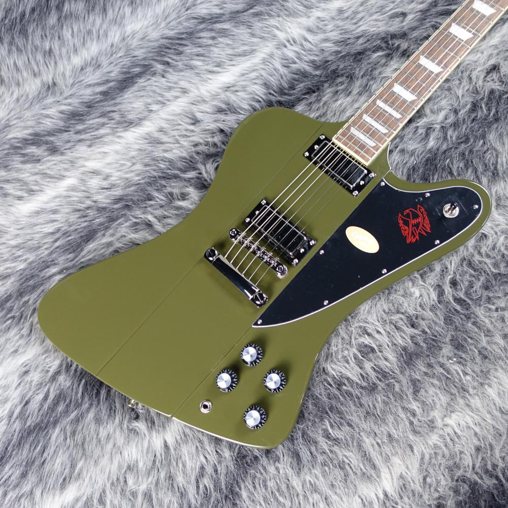(極美品)90s  ATP型ファイヤーバード 人気配色オリーブカーキ Firebird Olive Drab Green Epiphone エレクトリックギター ファイヤー