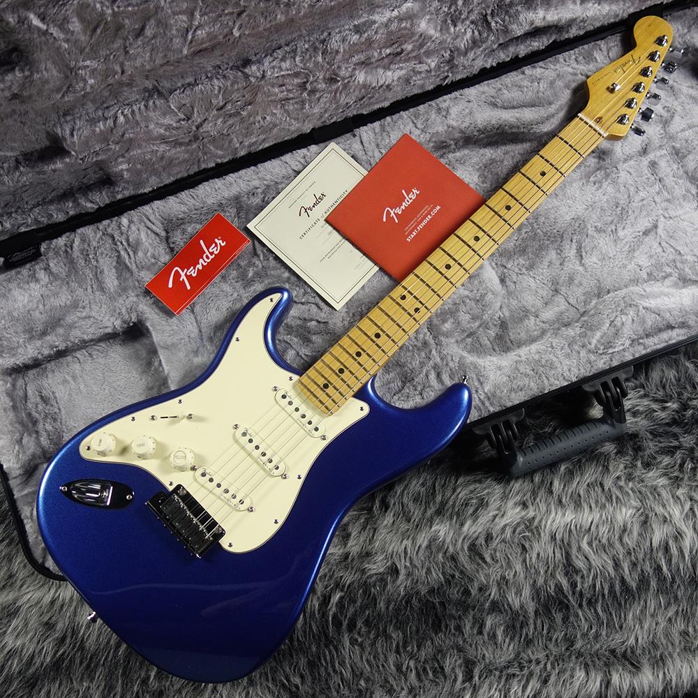 USA American Ultra Stratocaster lefty Cobra Blue Fender