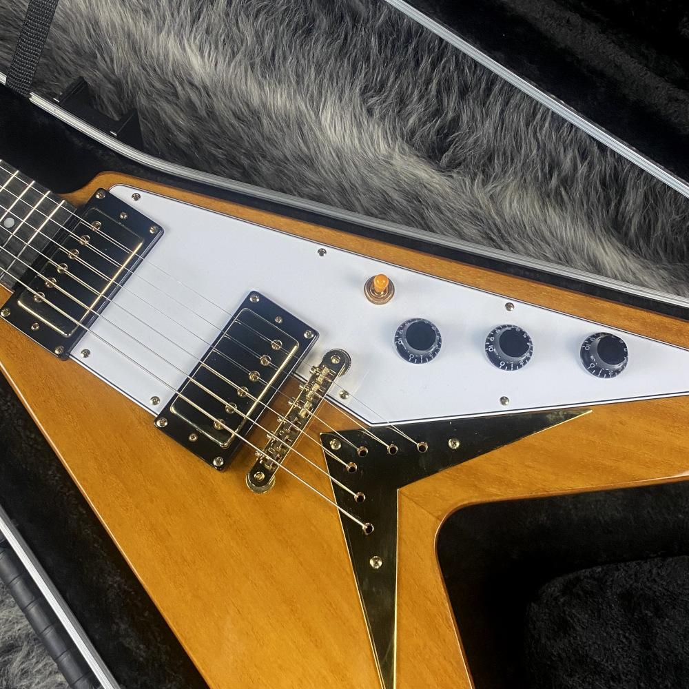 1958 Korina Flying V Natural Epiphone エレクトリックギター Vタイプ