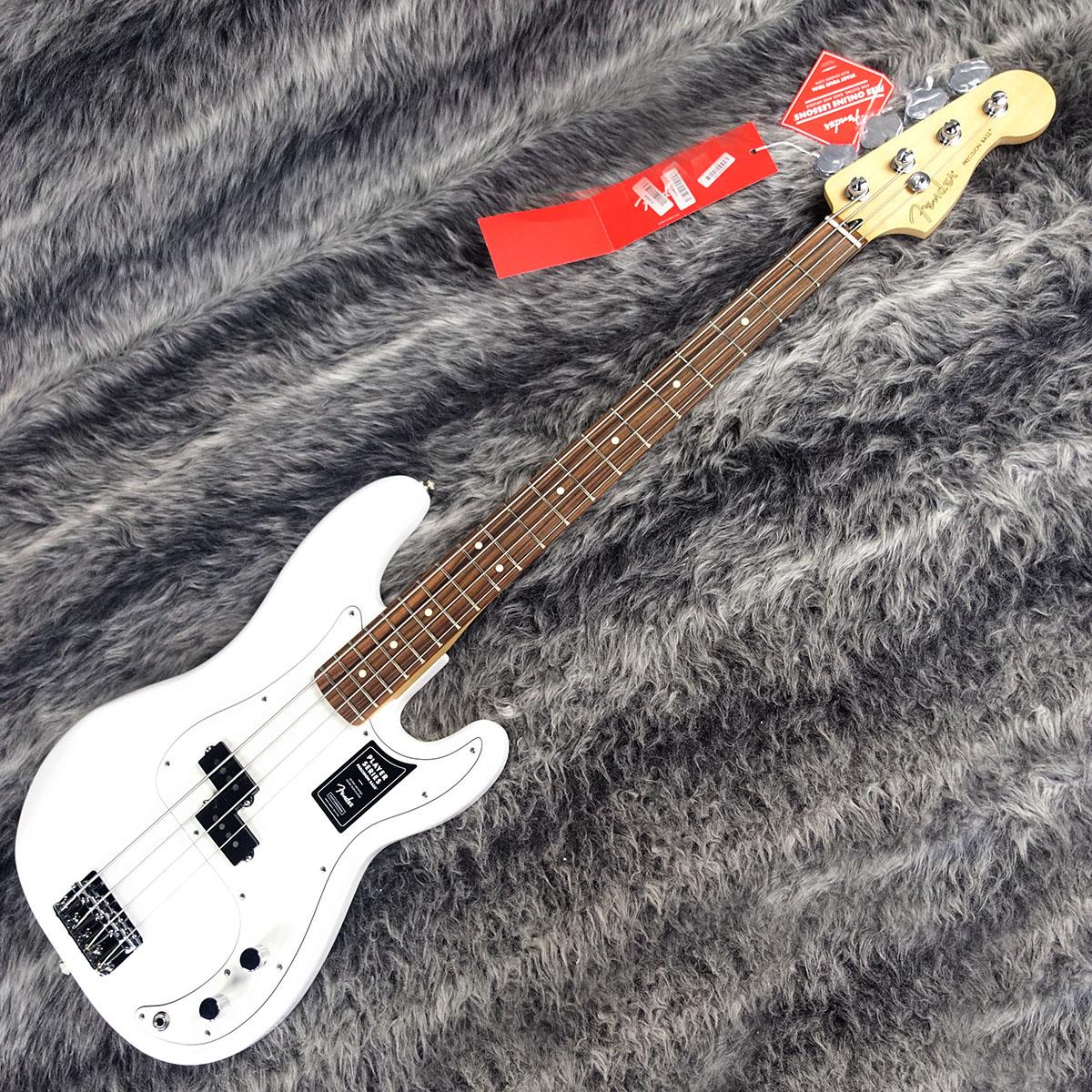 Player Precision Bass Pau Ferro Fingerboard Polar White Fender