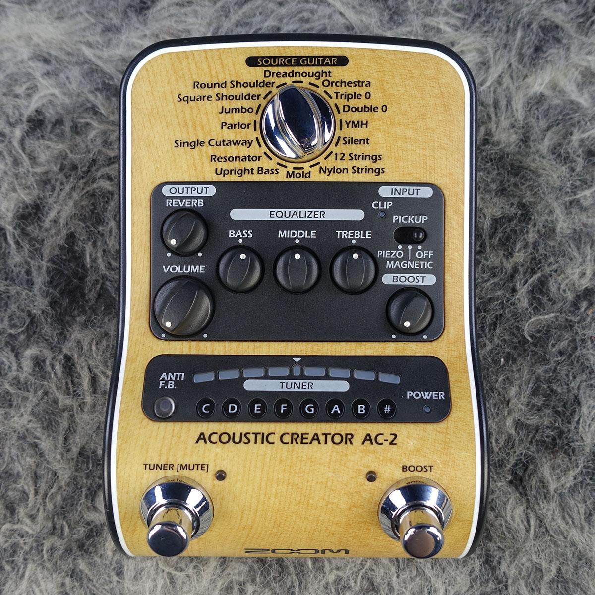 ZOOM AC-2 アコースティックエフェクター 【公式通販】