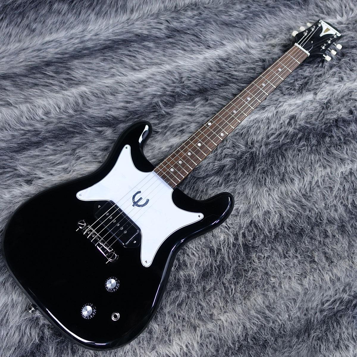 美品 Epiphone エピフォン Coronet ebony ギター ブラック CORONET Ebony Epiphone エレクトリックギター その他のボディー 商品
