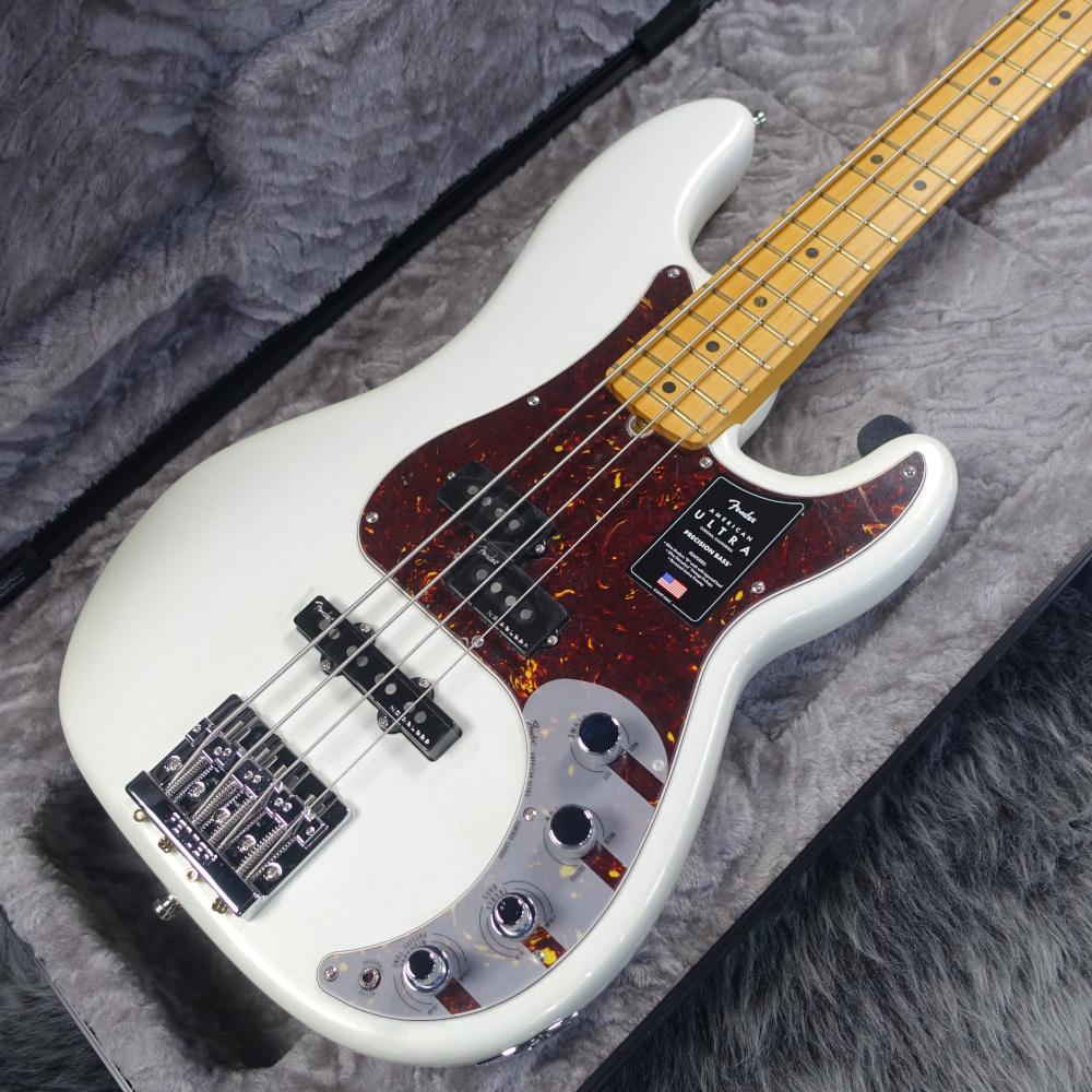 American Ultra Precision Bass Arctic Pearl【B級特価品】 Fender