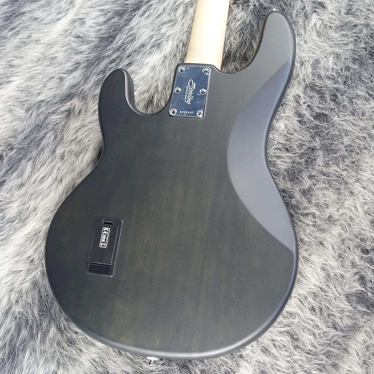 Sub Stingray Ray4 Trans Black Satin Sterling by MUSIC MAN