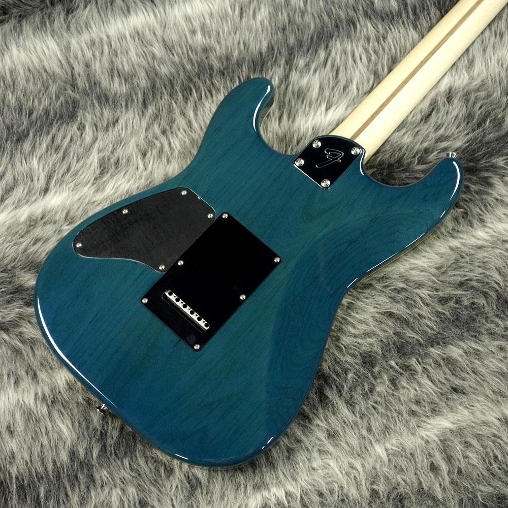 FSR Made in Japan Modern Stratocaster Quilt HH Caribbean Blue