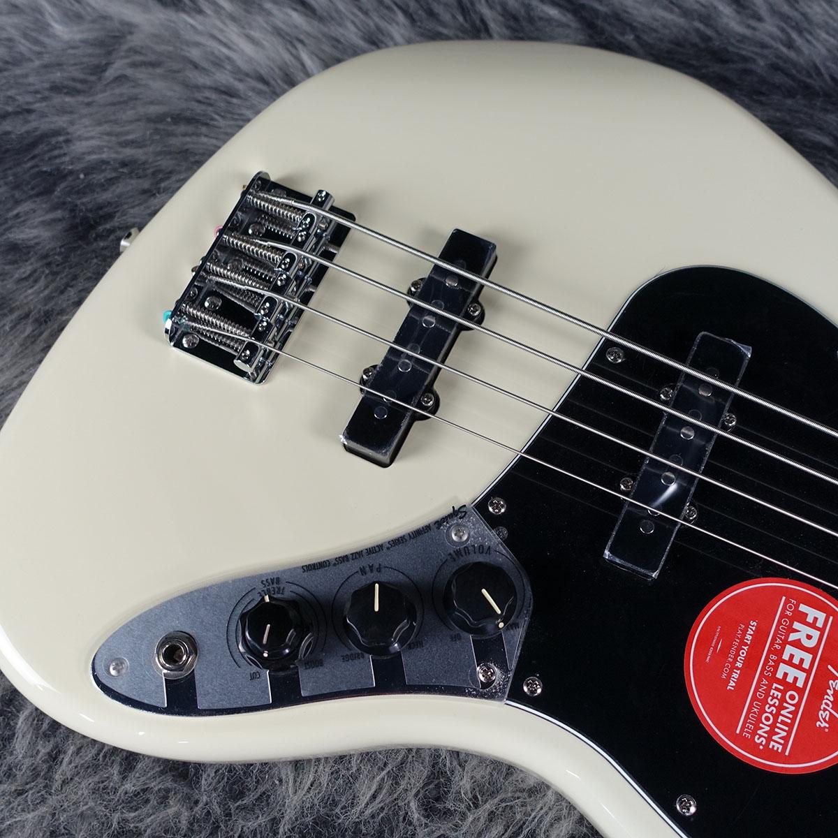 Affinity Series Active Jazz Bass Olympic White Squier