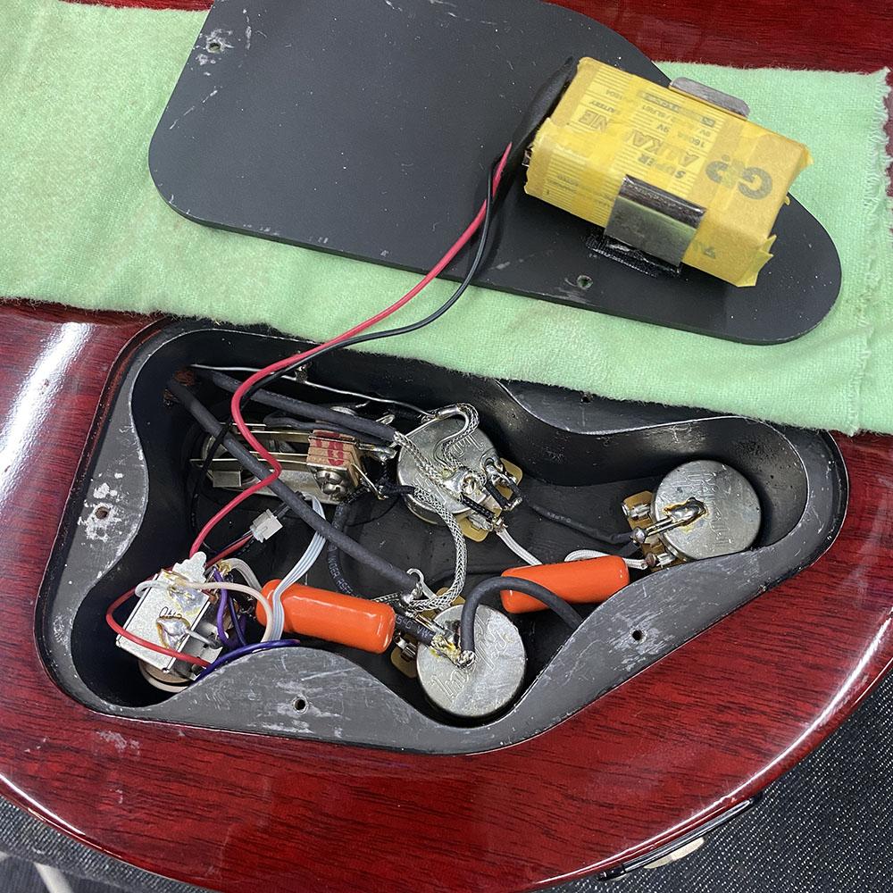 Les Paul Junior Special Double Cut Cherry with Bigsby Mod Gibson