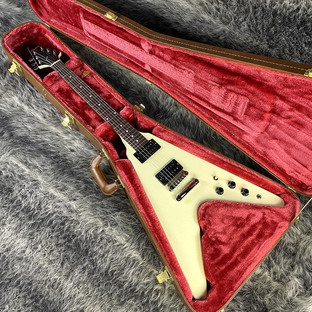 80s Flying V Classic White Gibson エレクトリックギター Vタイプ