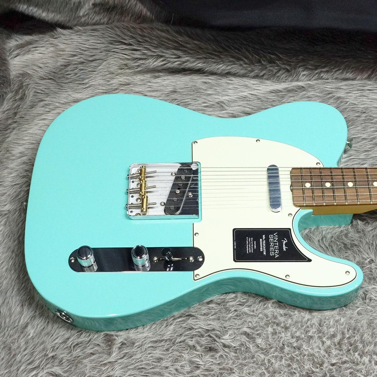 テレキャスタータイプ！ Vintera 60s Telecaster Modified PF Sea Foam Green Fender