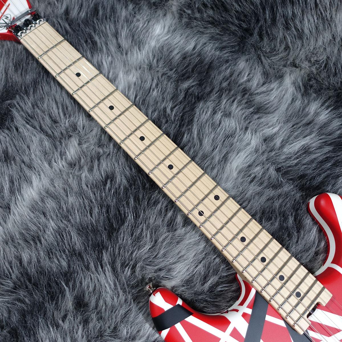 Striped Series 5150 Red with Black and White Stripes EVH